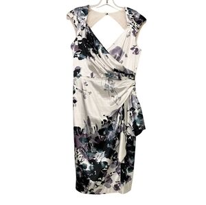 NWOT Maggy London Elegant Floral Print Dress